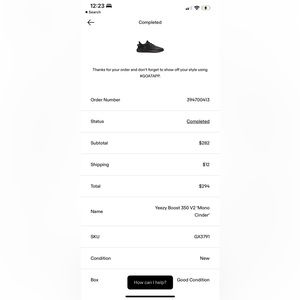 Yeezy boost 350 v2 mono cinder